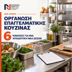 Οργάνωση επαγγελματικής κουζίνας: 6 κινήσεις για μια αποδοτική νέα σεζόν